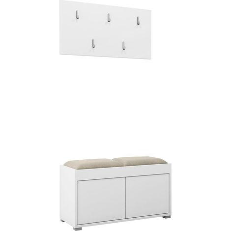 Conjunto para recibidor Comfivo Tutela, Manila 02, 0x0x0cm, Aglomerado laminado, Tapiz, Colocada, Montada en la pared (1/4)
