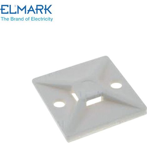 SUPPORTI FASCETTE MT-25 100PCS ADESIVO-BIANCO
