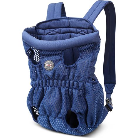 Portable Cat Backpack Carrier Bag for Dog Cat Small Medium Pets for Hiking Travel Camping Carrier Backpacks Blue (1/5)
