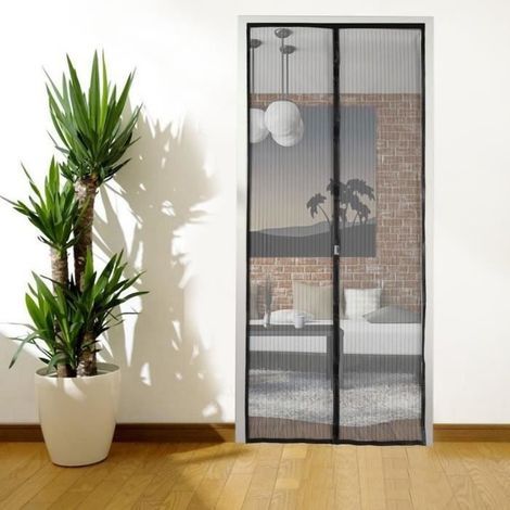 Moskitonetz – OUTAD – Magnetvorhang – 100 x 210 cm – Insektensicher – Einfache Montage (1/4)