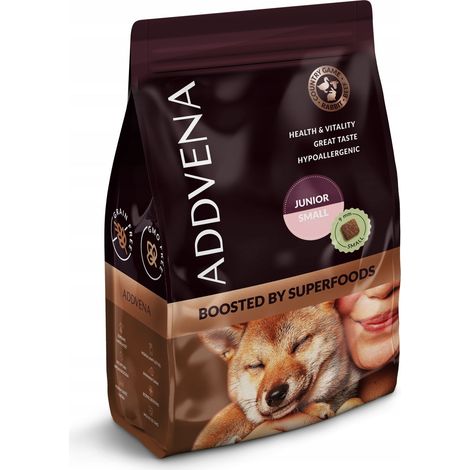 Croquettes pour chien Addvena Boosted BY Superfoods Junior Small Dziczy 2,5 kg (1/3)