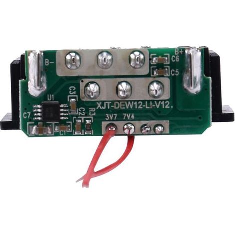 2X DCB120 Electric Drill Battery PCB Charging Protection Board for 12V 10.8V Li-Ion Battery Black,2 x Protection Board (1/5)