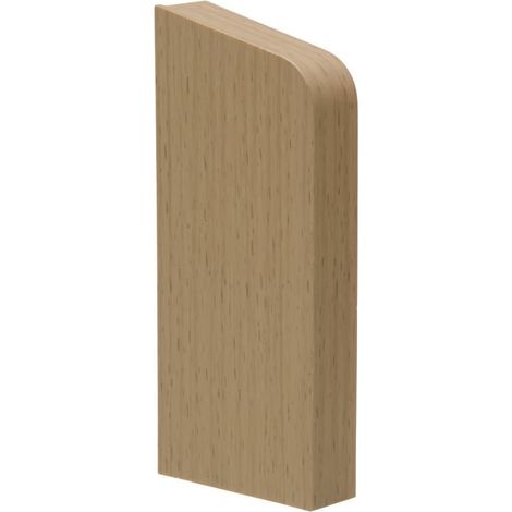 Primo Rohrverkleidung Endstück links Buche hell 110 mm