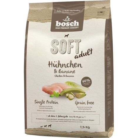 Bosch HPC Soft Hühnchen & Banane 2,5 kg Trockenfutter
