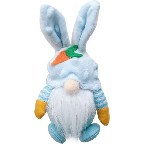 Poupée Gnome De Pâques - Lapin En Peluche Sans Visage - Décoration Maison Et Bureau - 17 cm - 1 Pièce (1/5)
