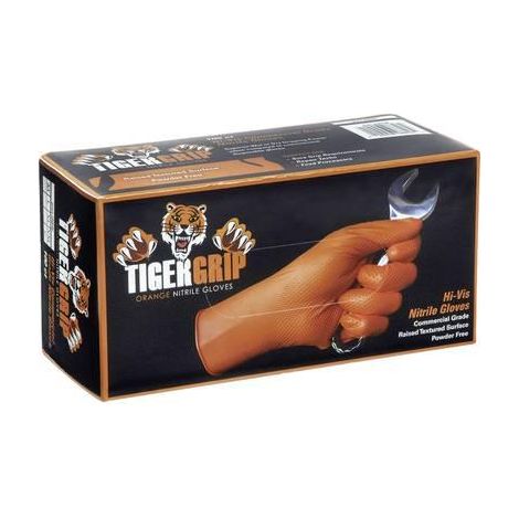 Guanti monouso Kunzer Tiger Grip arancione XXL nitrile
