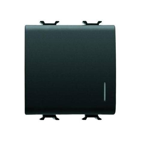 VA-ET-VIENT 2M 1P 16AX LUM. LOC. NOIR GEWISS GW12072