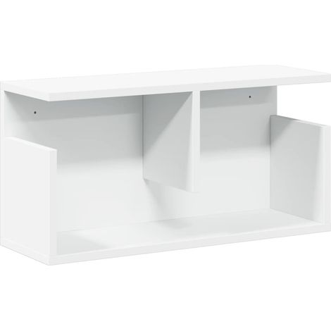 Maison Exclusive - Mobile a Parete 60x20x30 cm Bianco in Truciolato
