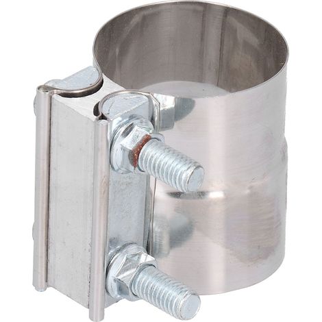 Collier de Serrage Bande Échappement 2,5" Bride Fixation pour Silencieux Downpipe Catalyseur Connexion (1/5)