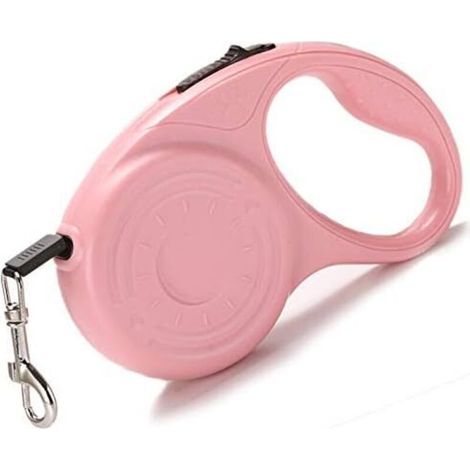 pair Laisse rétractable pour chien 5 m Avec poignée ergonomique antidérapante , Pour chiens de petite et moyenne taille jusqu'à 33lb/15KG-Fei Yu (1/5)