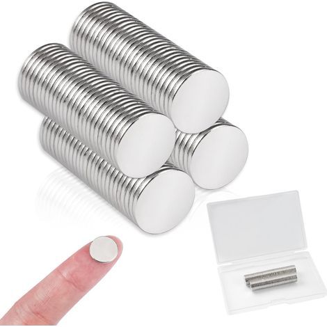 100 Pièces Petit Aimant Rond,10 mm x 1 mm Aimants Puissants,Aimant Néodyme,Aimants Puissants en Néodyme,Aiment Rond Plat,Petit Aimant Neodyme,Aimantts Tableau Magnétique pour Maison, Cuisines, Bureau (1/5)