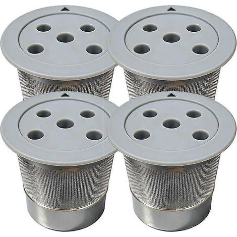 4 pièces dosettes K Cup pour Keurig K Supreme Plus cafetière réutilisable acier inoxydable tasse filtre 5 trou K Cup (1/5)
