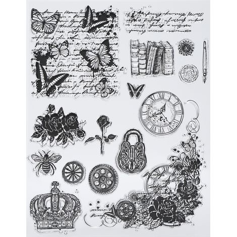Transparent Stamp Rubber TPR DIY Journal Album Decoration HandMade Crafts Accessories(T1746 Stamp ) (1/5)