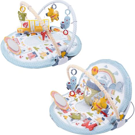 Palestrina Evolutiva Neonato 3 in 1 con Supporto Seduta Giochi 80x90 cm (1/4)