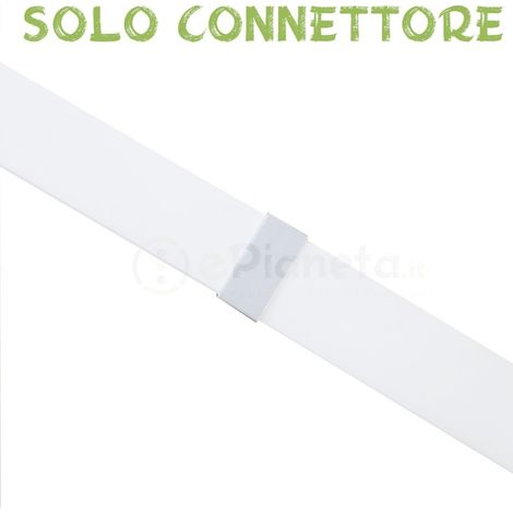 2 mt Canalina per cavi elettrica 100x60 mm in plastica passacavi bianco coprifili a parete con copertura Connettore per 2 mt Canalina per cavi elettrica 100x60 mm in plastica passacavi bianco coprifi