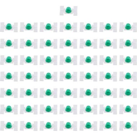 AIPERQ Jeffergarden 50 Pcs Blanc En Plastique Moulure De Porte De Voiture Garniture Clips Retenues Attaches Pour BMW Série 3 E36 E46