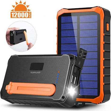 Powerbank 4smarts con Dynamovev e celle solari 12000mAh