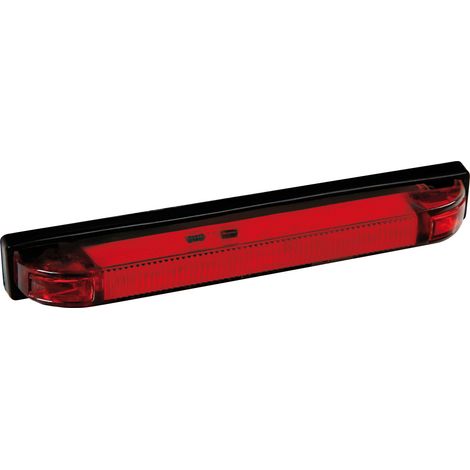 Luce decorativa - 12 Led - 24V - Rosso (1/5)