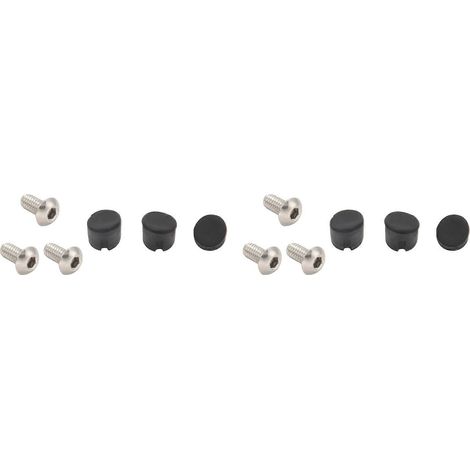 2x Hinterradkotflügelstopfen für Xiaomi Mijia M365 Elektroroller, Schrauben, Silikongelkappe, Hinterradkotflügelschutz, Ablageteile (1/5)