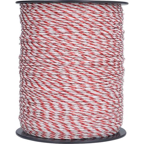 Câble d'alimentation pour clôture électrique 500m, accessoires pour ferme, ranch, chevaux, bétail, moutons, chiens (1/5)