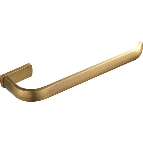 1 Anneau Porte-Serviette, Laiton Bronze Brossé, Design Ouvert Sans Couvercle, Pour Salle De Bain Et Cuisine
