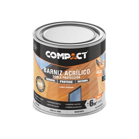 Barniz acrílico universal satinado 750ml incoloro (1/2)