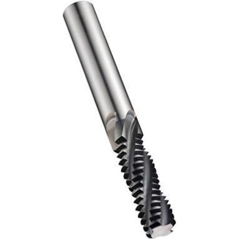 Fraise filetée D.4,5mm M6 Pas.1mm HM Alcrona Pro (1/3)