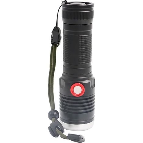 Torche électrique Rechargeable luminosité 3 fichiers réglage USB (1/5)