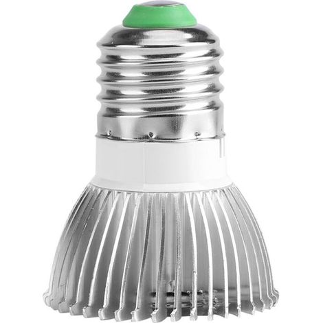 Akozon Spectre Complet 85-265V 18W 18 LED Lampe de Culture Ampoule de Jardinage de Semis de Serre, Lumière de Croissance de Plantes Hydroponiques pour la Plantation de Fleurs en (1/5)