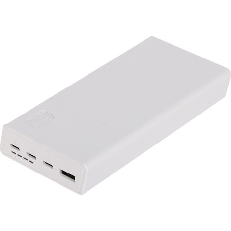 Batería externa POWERPLAY-20S-WHITE-GC de 20000 mAh y 22,5 W (celda verde)