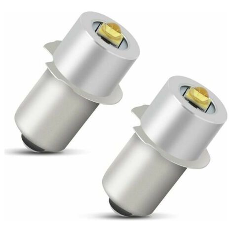 Ampoule de Lampe de Poche à LED 5W 6-24V P13.5S Mise à Niveau de Puissance élevée Kit de Conversion de Remplacement de l'ampoule de LED(Lot de 2) (1/5)