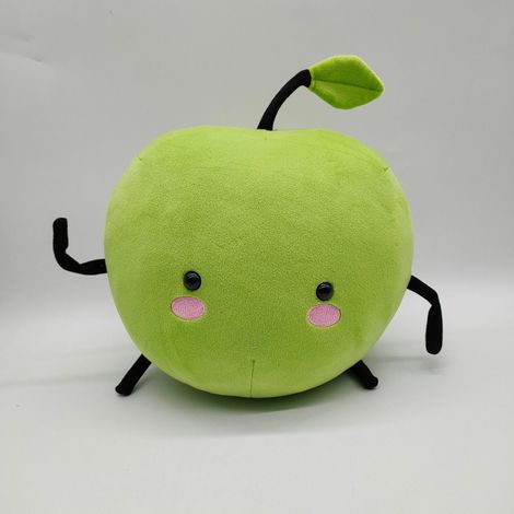 Peluche verte ultra douce de 30 cm (11,8 pouces), coussin en peluche, plante en peluche (1/2)