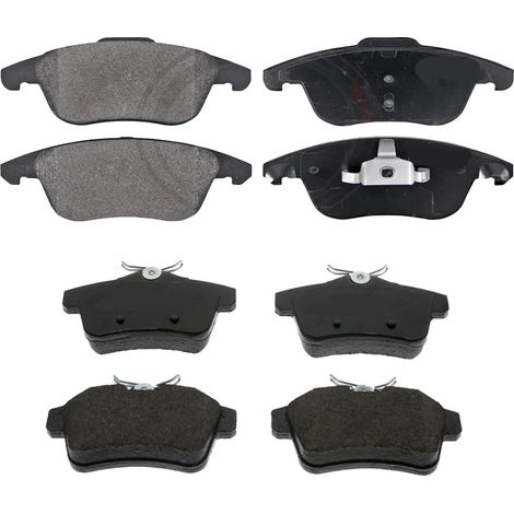 KIT PASTIGLIE FRENO ANTERIORI E POSTERIORI compatibile con FIAT 500X (334) / PASTIGLIE FRENANTI AUTO OEM FDB4688,FDB4925 / SOSTITUZIONE DIRETTA / BASSA POLVERE / SILENZIOSO