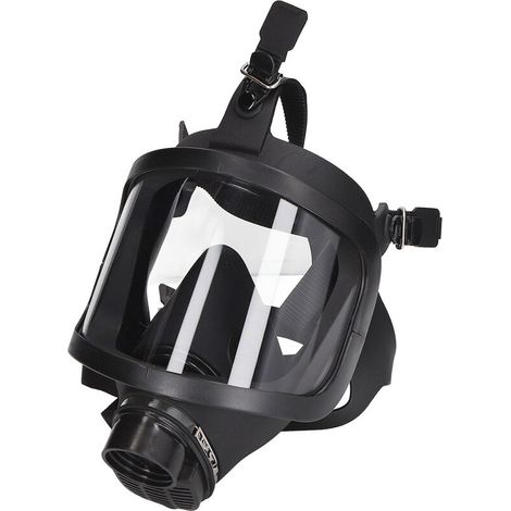 Masque respiratoire à gaz, anti-buée, résistant aux chocs, ajustable, connecteur RD40, respirateur de sécurité avec filtre, pour la protection du travail à l'extérieur (1/4)
