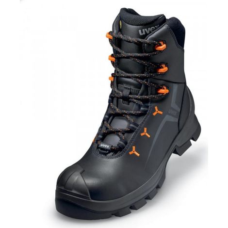 uvex Sicherheitsstiefel S3 CI, HI, HRO SRC uvex 2 MACSOLE aus Leder, uvex xenova Kunststoffkappe, Weite 12, Größe 49