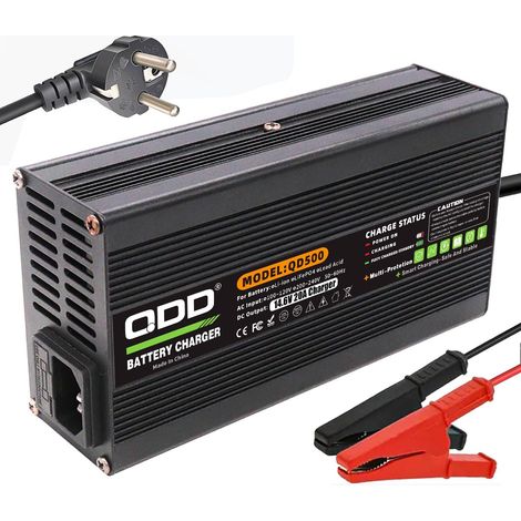 Chargeur d'entretien de Batterie 12V 20A 14.6V Chargeur de Batterie au Lithium LiFePO4 pour Bateaux, Camping-Cars, Véhicules Commerciaux, Batteries Rechargeables à Décharge Profonde (1/5)