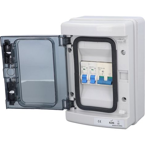 Wasserdichter 230V ABS PC Verteilerkasten, Schutzschalterkasten, Garagen-Elektrokasten, Satz wetterfester Verteilerkästen. (1/5)