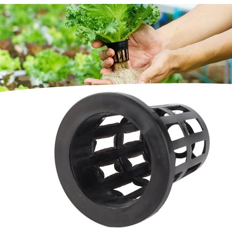 50pcs PP Pot de Filet hydroponique, Culture sans scolarisation Plantation de Fleurs Cultive de Panier en Mailles, pour Les légumes hydroponiques, Culture sans Terre (1/5)