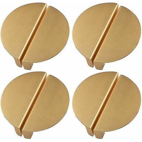 Maniglie per cassetti color oro champagne, maniglie a mezzaluna da 2,5 pollici (1/5)