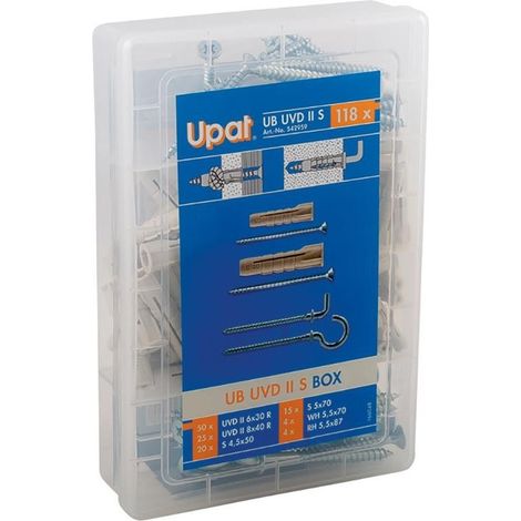 Caja de entido de tornillos y ganchos UVD II (1/3)