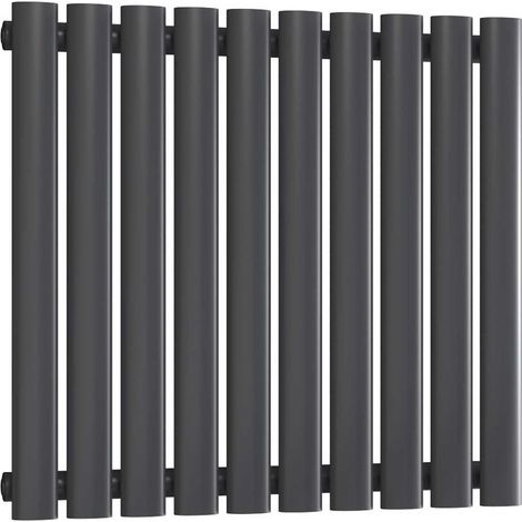 Reina Neva Designer Radiator 550mm H x 590mm W Single Anthracite (1/4)