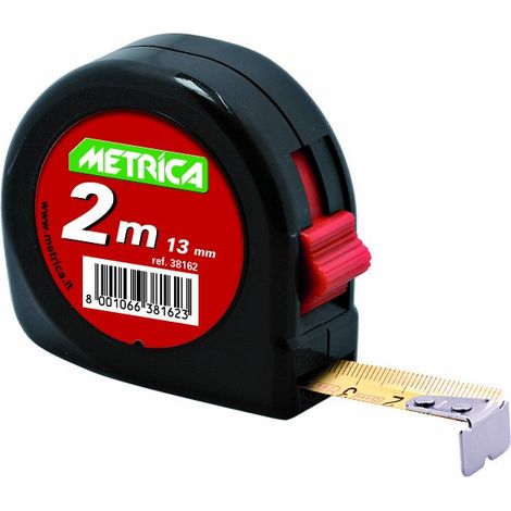 Metrica 38162 - Flessometro tascabile, 2 m