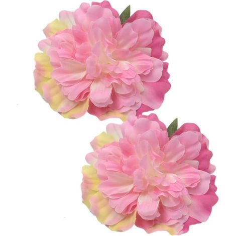 Embrasses de rideaux décoratives modernes – Lot de 2 avec fleurs artificielles réalistes, idéales pour maison et bureau (1/3)