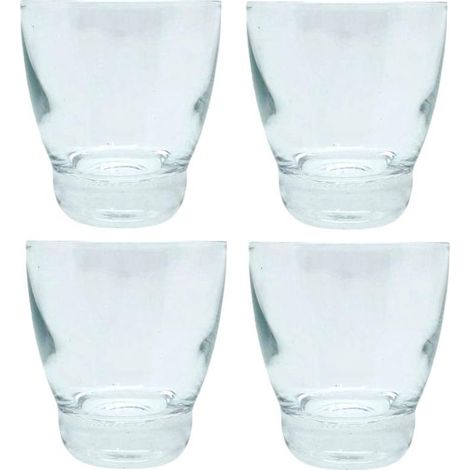 Luigi Bormioli Pascal set 4 bicchieri liquore vetro 8,5 cl