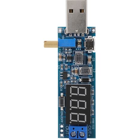 Module de stabilisation de tension USB avec régulateur de puissance Step Up (1/5)