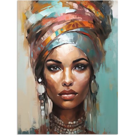 POSTER Donna - Arte - Gioielli - Ritratto 30x40 cm