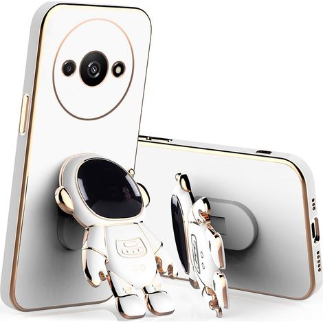 Custodia per Xiaomi Redmi A3, modello Astronauta, bianca (1/5)