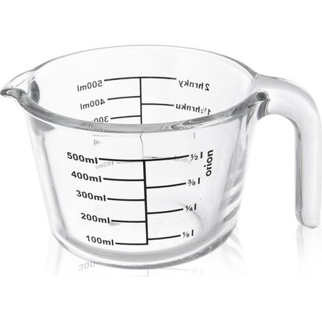 Gobelet Doseur - En Verre Borosilicaté - 18 x 13 x 9 cm - Transparent (1/5)