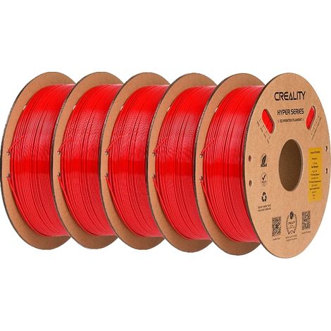 Filamento per stampante 3D, resistente, antibatterico, rosso, 5 kg (1/2)