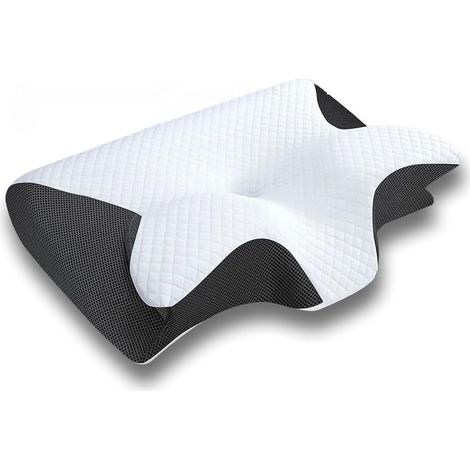 Oreiller cervical, oreiller ergonomique en mousse à mémoire de forme-AquaForge (1/5)